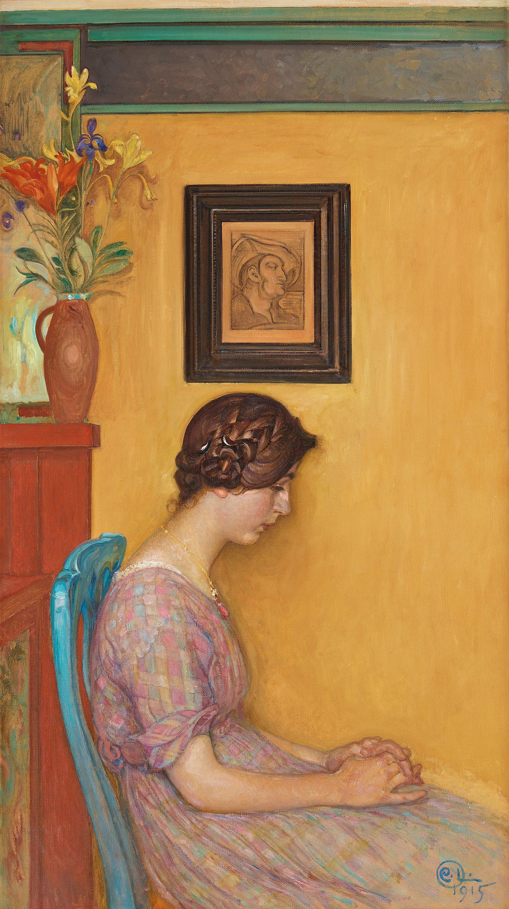 Carl Larsson - \'Kersti 19 år\'