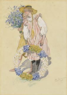 Carl Larsson - Lisbeth och Brita