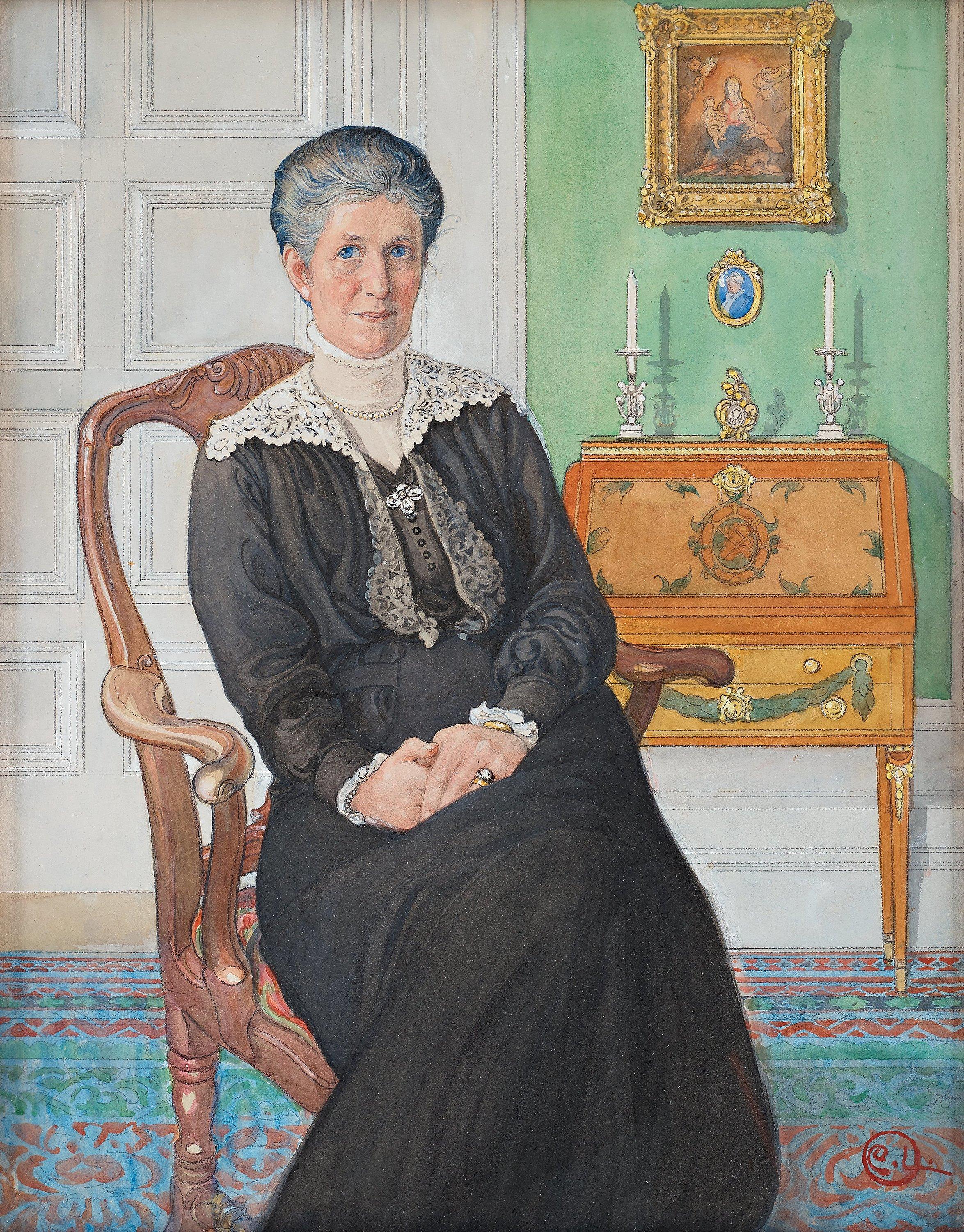Carl Larsson - Mrs. Esther Tigerschiöld, née Neijber