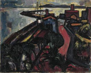 Carl Liner - Korsika-Landschaft, 1954