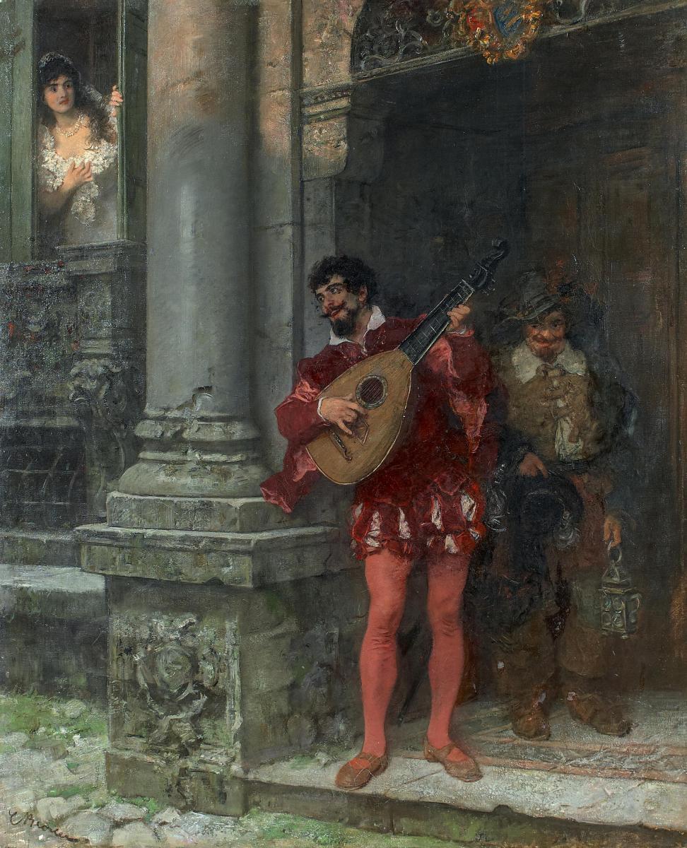 Carl Ludwig Becker - Das nächtliche Ständchen