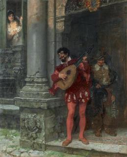 Carl Ludwig Becker - Das nächtliche Ständchen