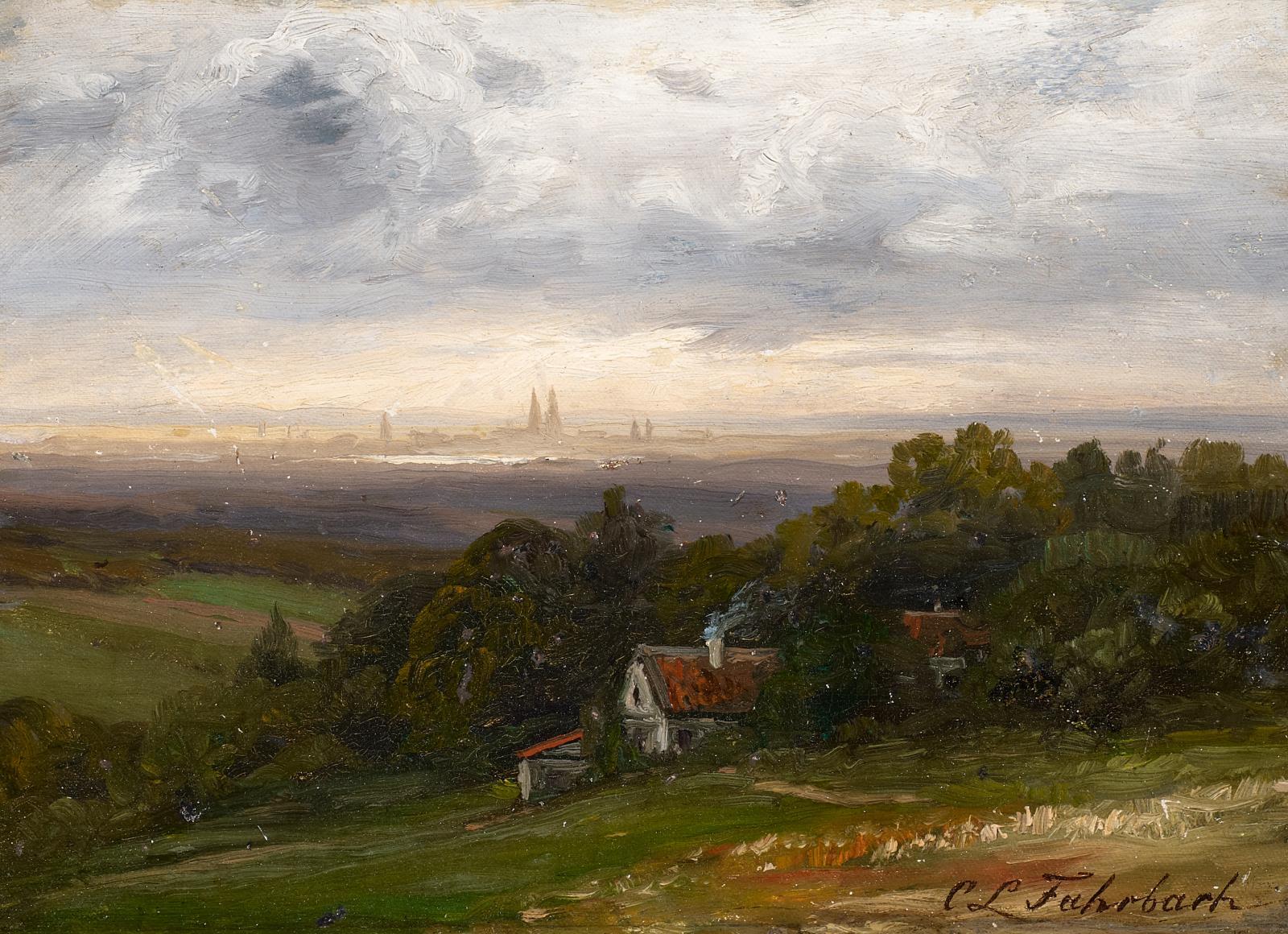 Carl Ludwig Fahrbach - Blick auf Köln