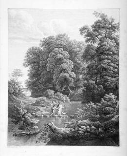 Carl Ludwig Frommel - Folge von 6 Bll.: Sechs radierte Blätter.