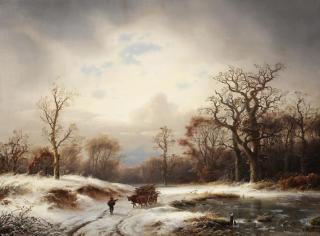 Carl Ludwig Scheins - Winterlandschaft