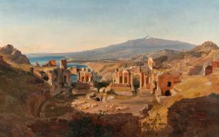Carl Maria Nicolaus Hummel - Das antike Theater von Taormina