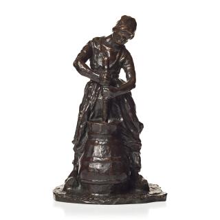 Carl Milles - Woman churning butter
