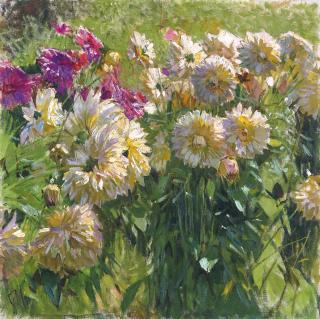 Carl Moll - Austrian dahlien (Dahlias)
