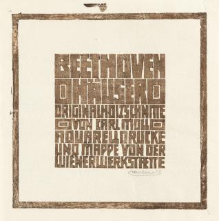 Carl Moll - Folge von 12 Bll.: Beethoven-Häuser.