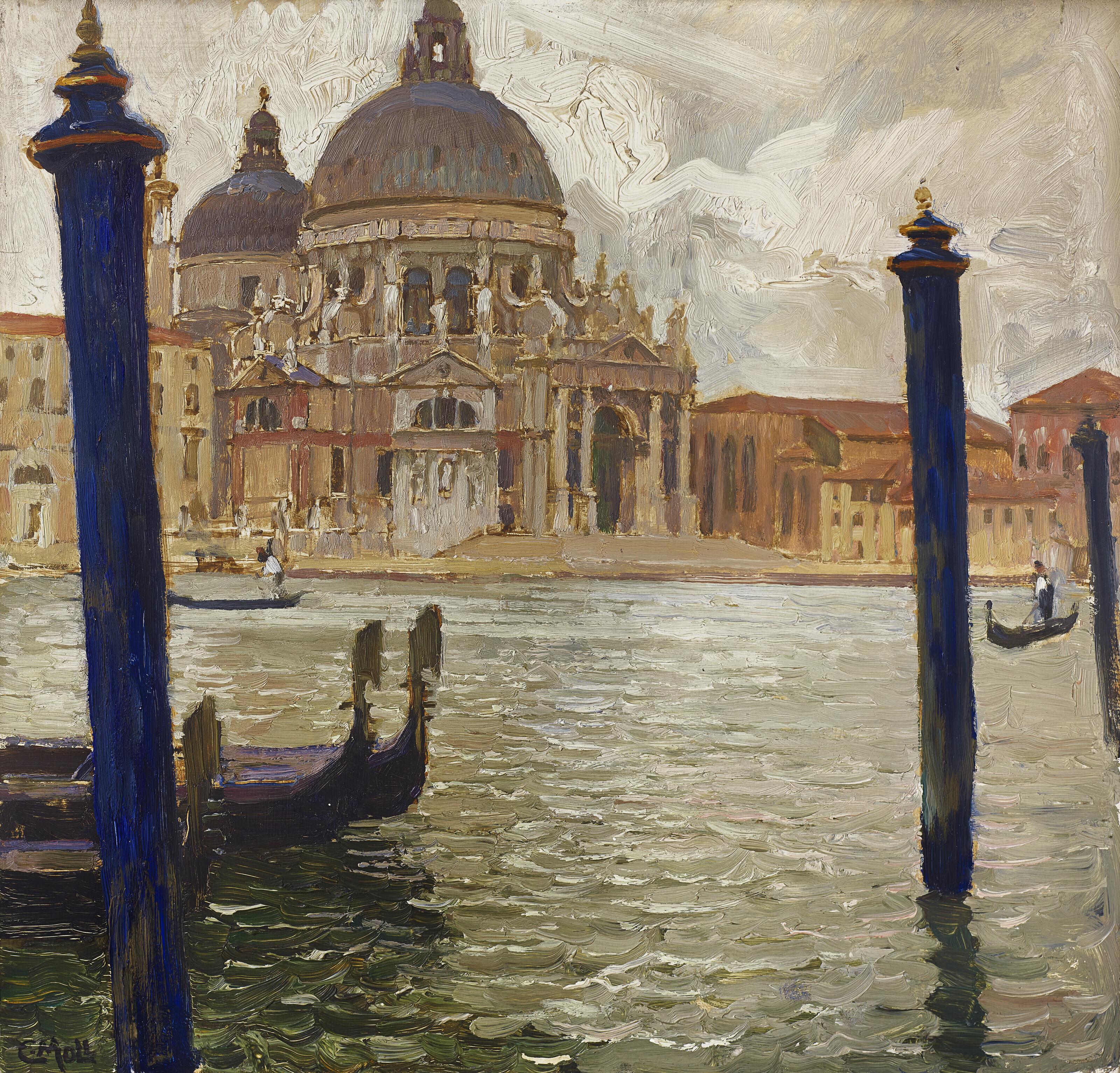 Carl Moll - Santa Maria Della Salute Viewed from Across the Grand Canal