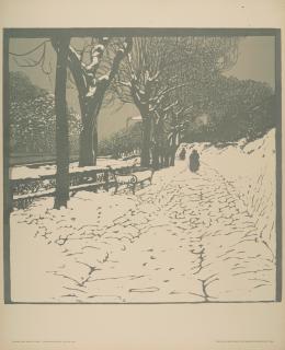 Carl Moll - Winter (Hohe Warte in Wien).