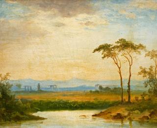 Carl Morgenstern - Italienische Landschaft