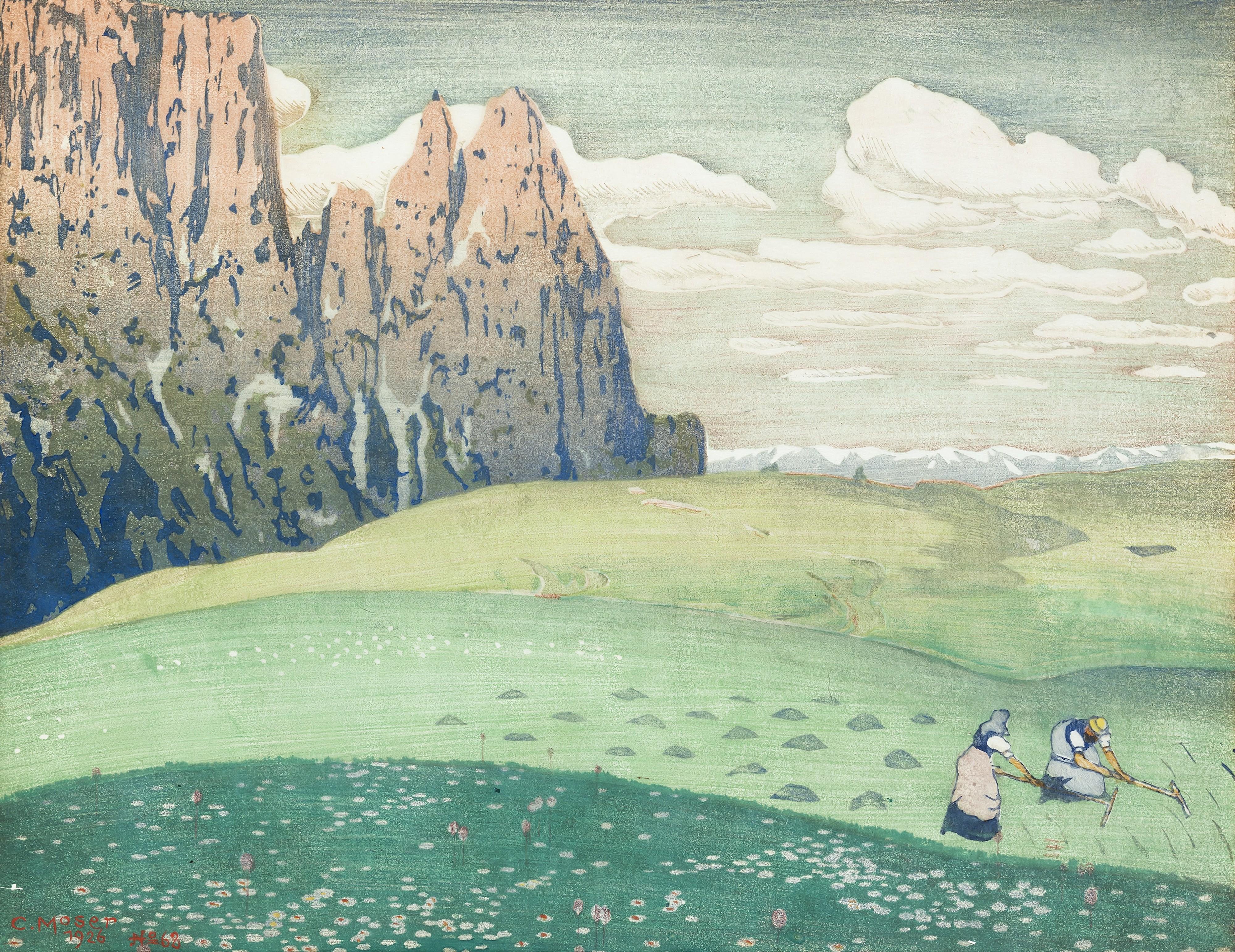 Carl Moser - Sciliar con Alpe di Siusi