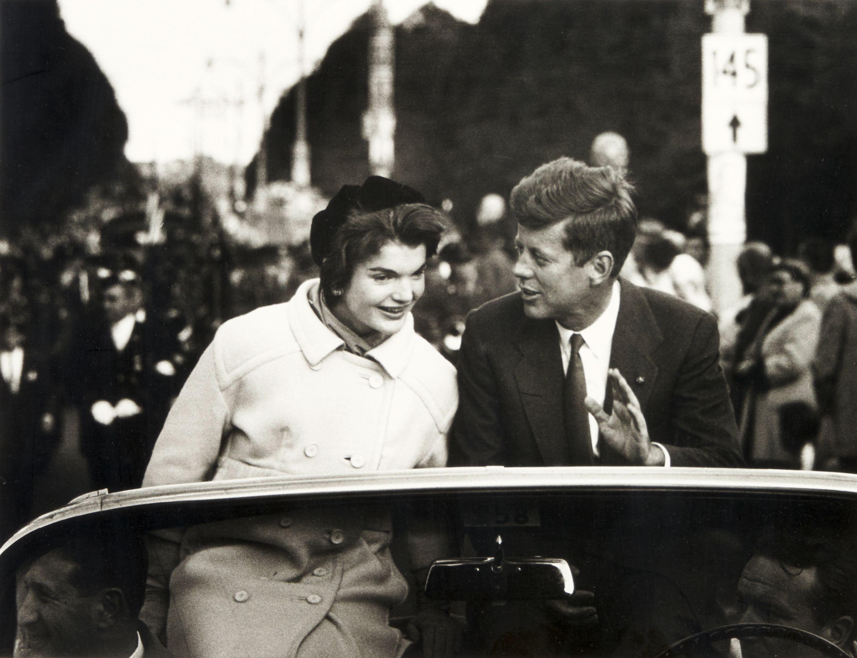Carl Mydans - Senator John F. Kennedy Campaigns with His Wife in Boston