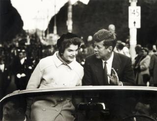 Carl Mydans - Senator John F. Kennedy Campaigns with His Wife in Boston