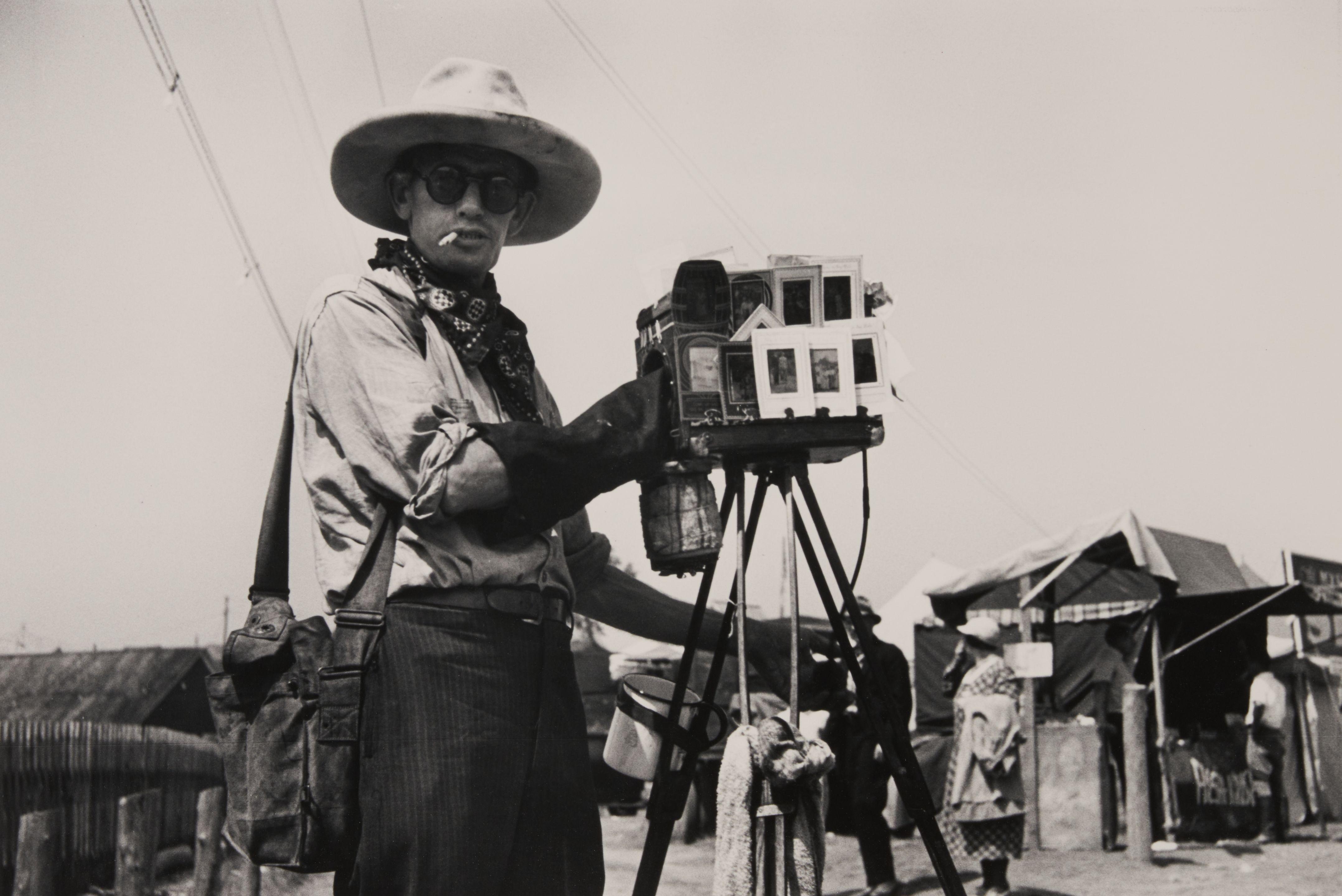 Carl Mydans - Tin-type Photographer at Morrisville, Vermont Fair