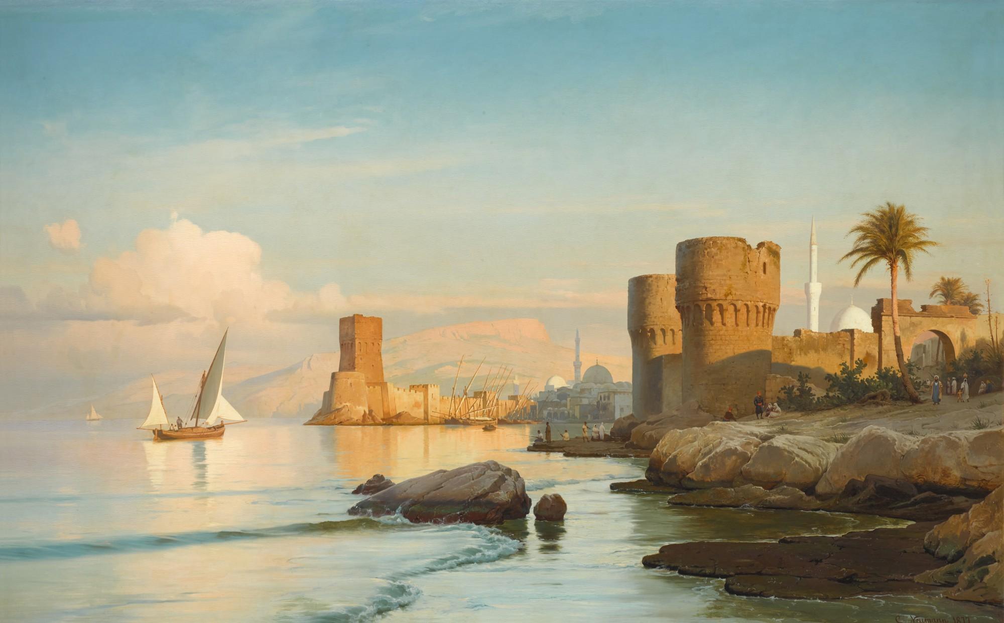 Carl Neumann - View of Beirut