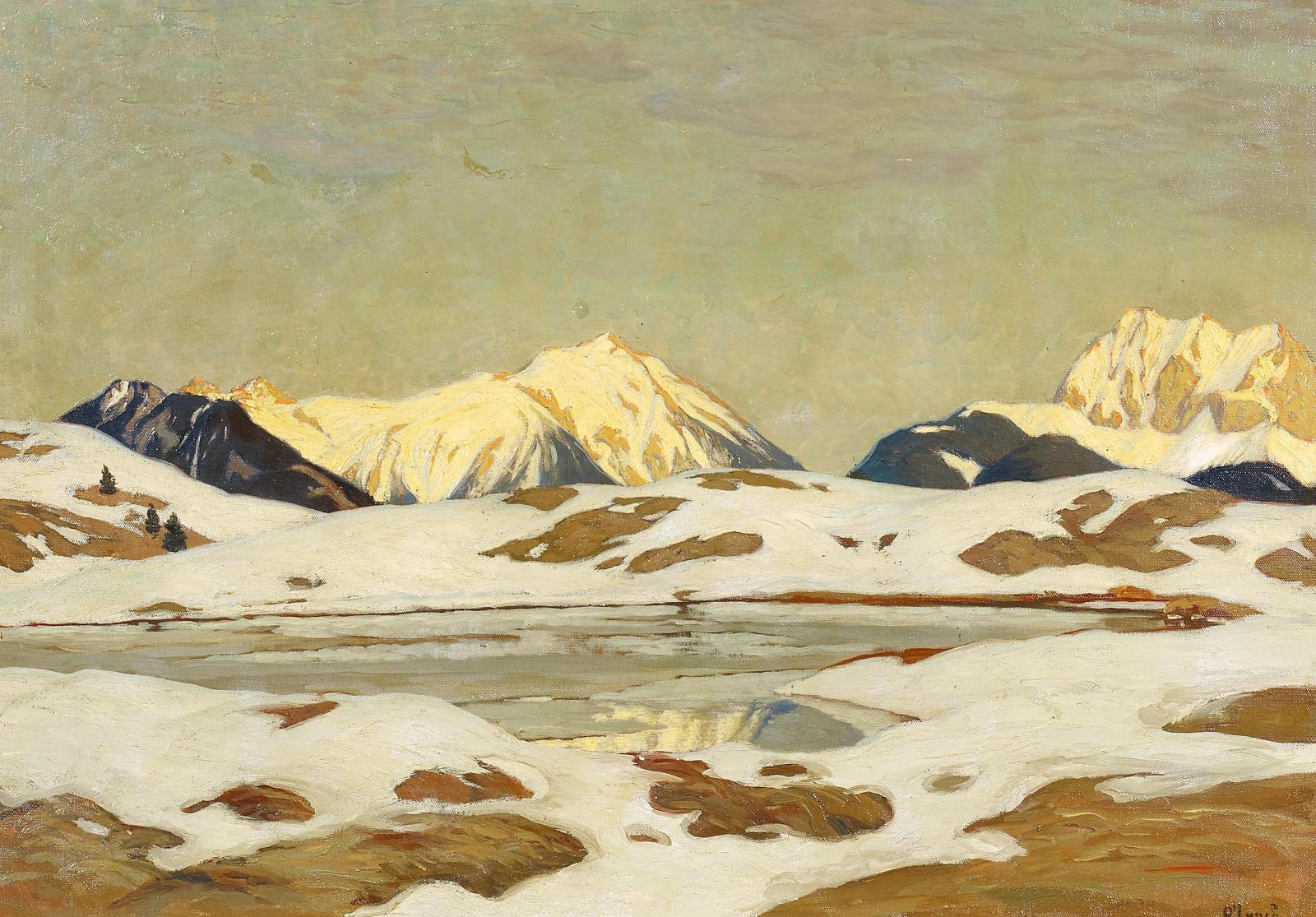 Carl O\'Lynch of Town - Wildsee mit Soierngruppe bei Mittenwald