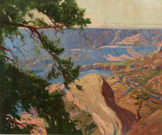 Carl Oscar Borg - Along The Rim Of The Grand Canyon