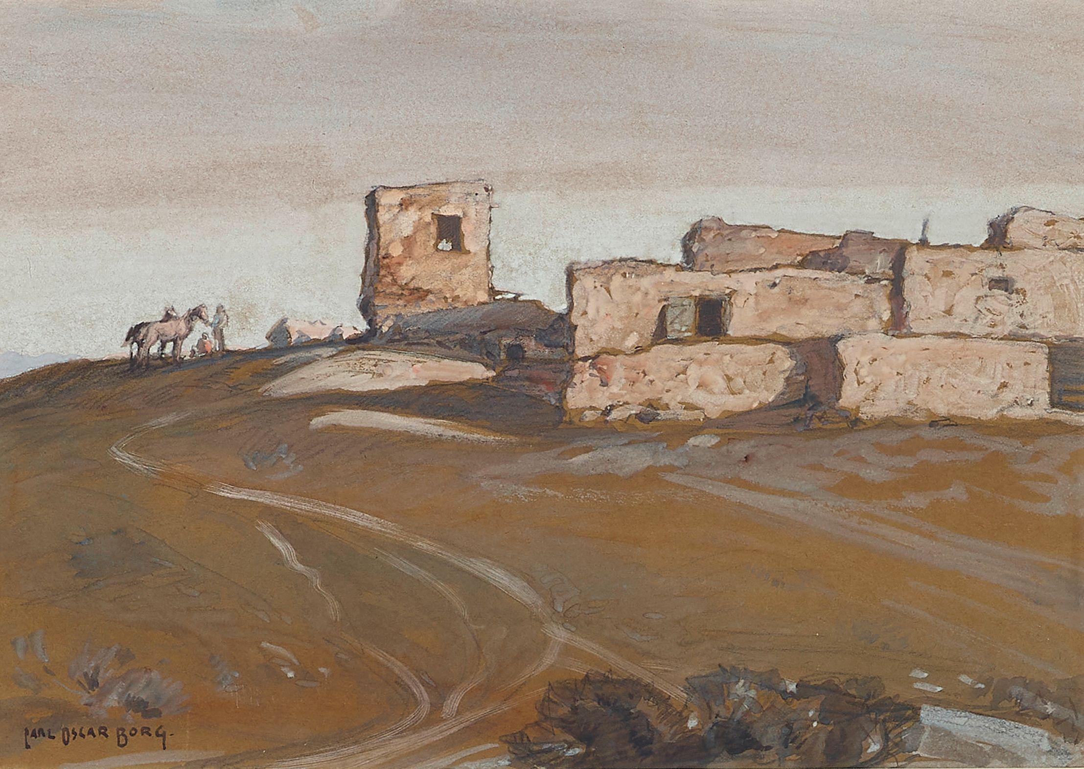 Carl Oscar Borg - Hopi Ruins