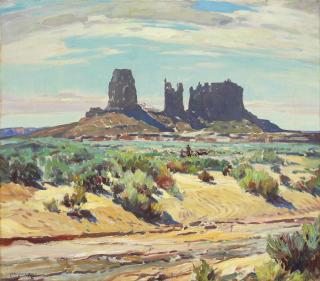 Carl Oscar Borg - Monument Valley