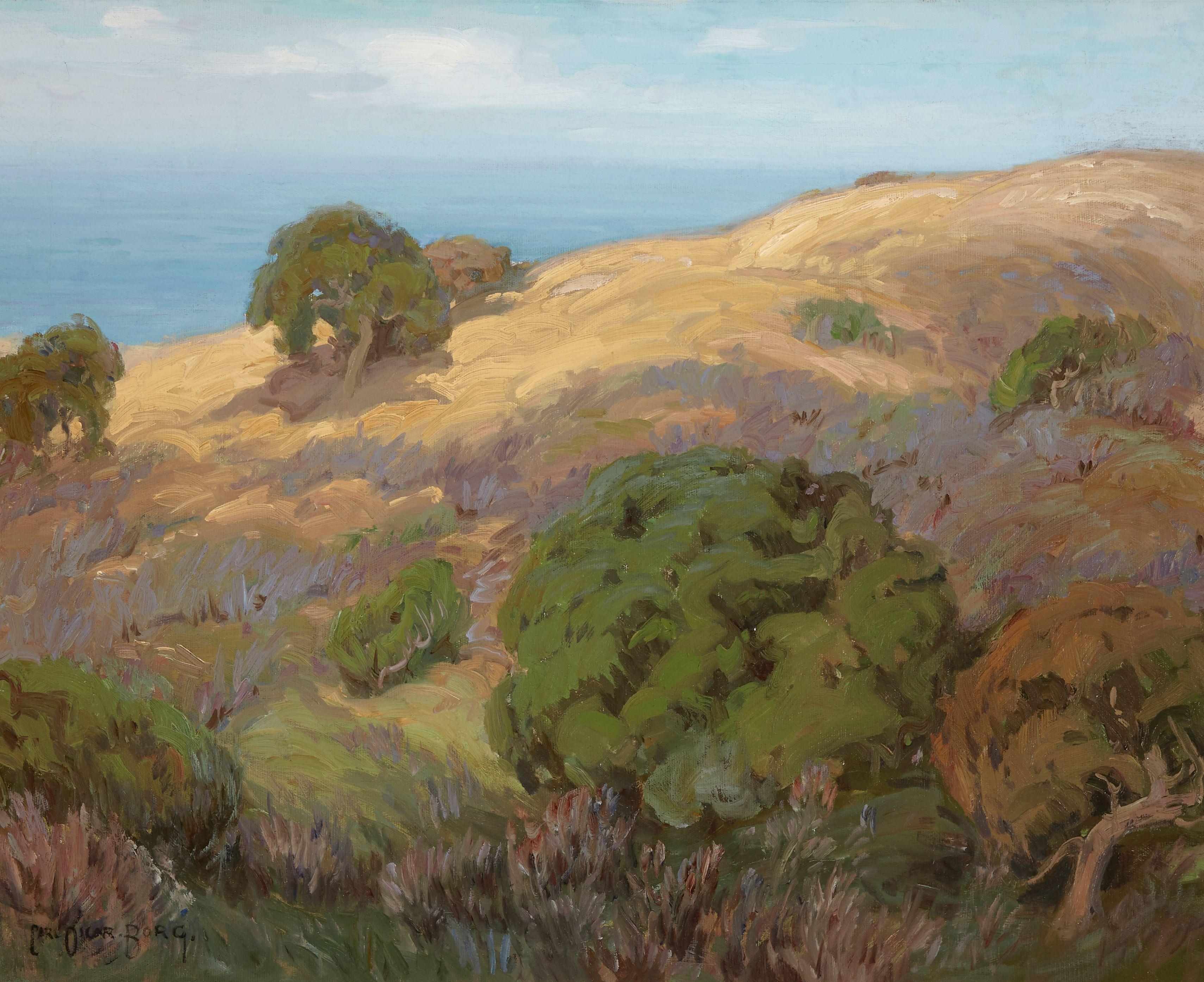 Carl Oscar Borg - Santa Barbara Coast 24 x 30in