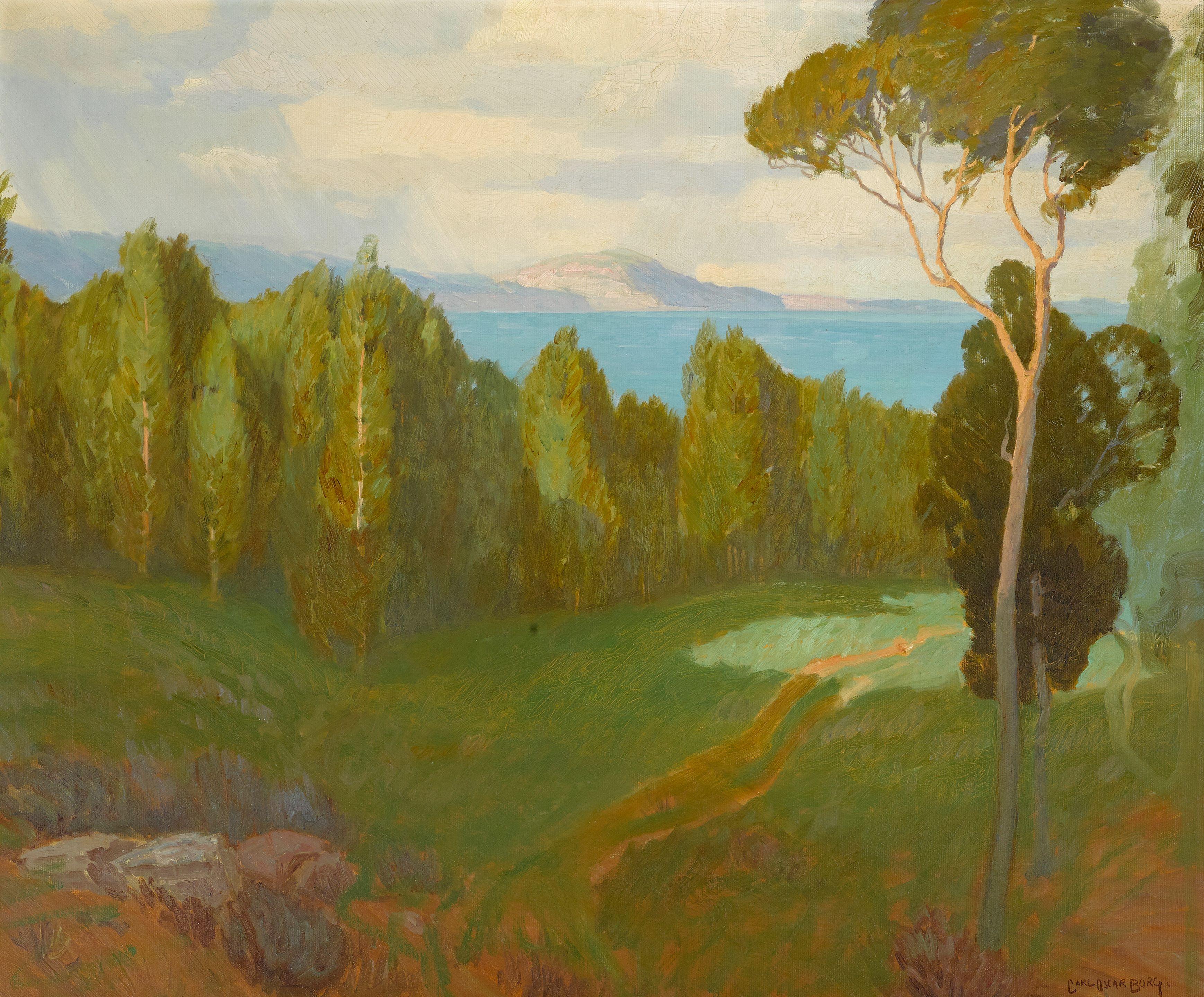 Carl Oscar Borg - Santa Barbara Coast (Rincon Peak)