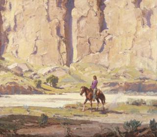 Carl Oscar Borg - The Red Rock Wall