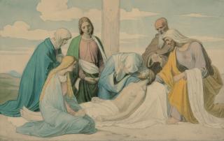 Carl Peschel - Kreuzabnahme.