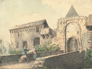 Carl Philipp Fohr - Die Ruine Tiefburg bei Handschuhsheim