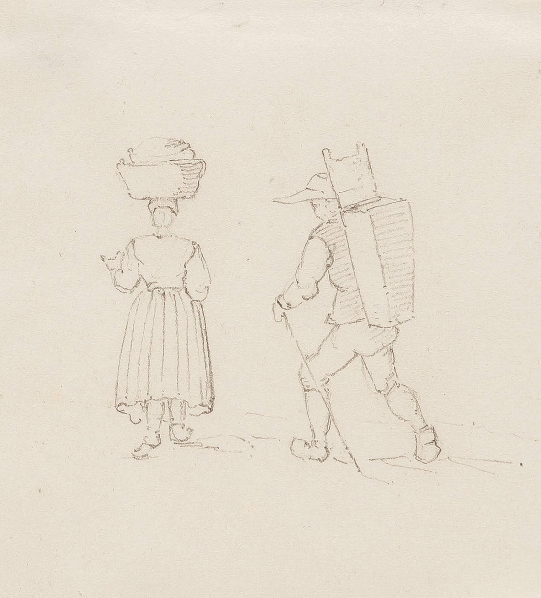 Carl Philipp Fohr - Ein Hausierer-Paar