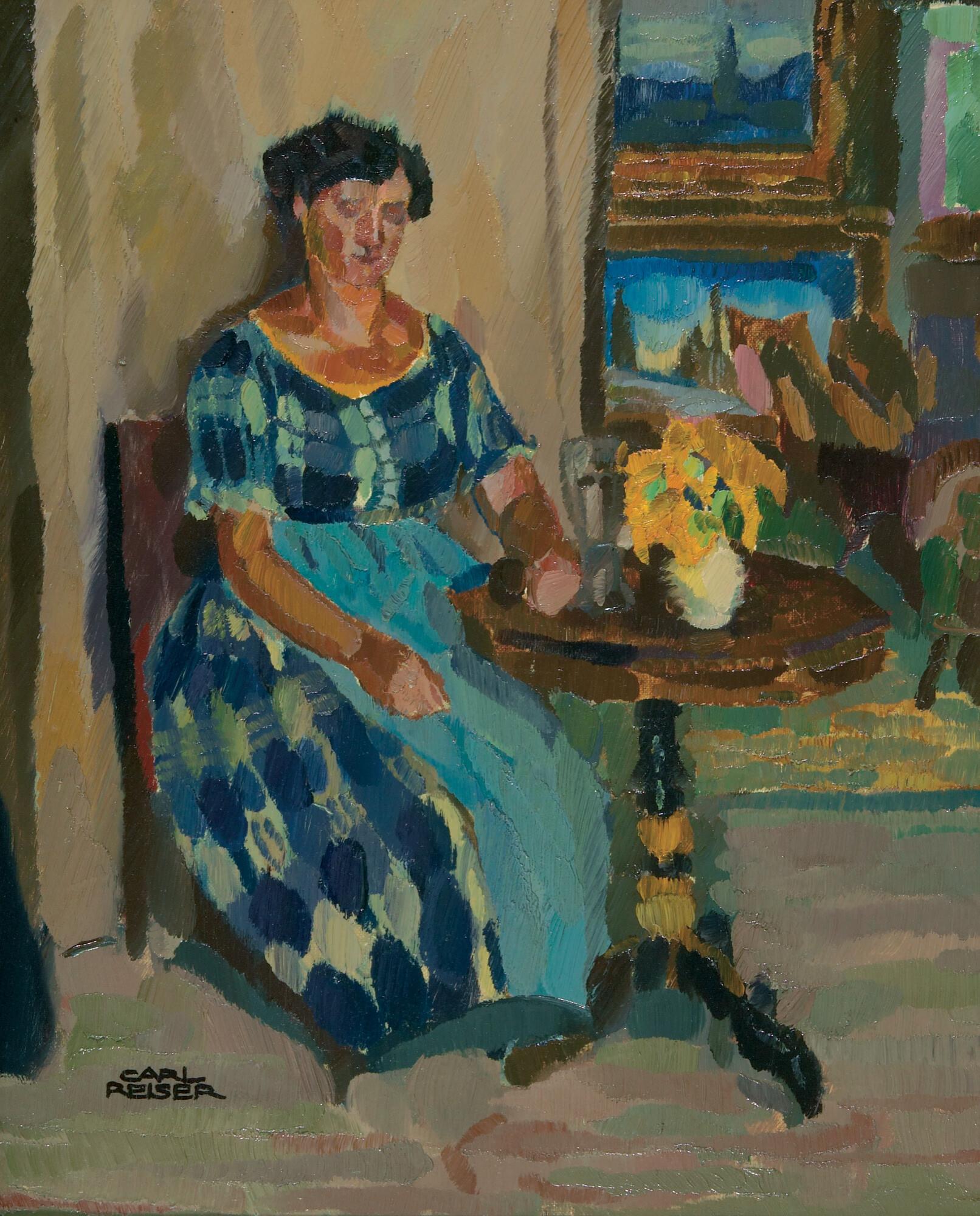 Carl Reiser - Die Schwester des Künstlers.