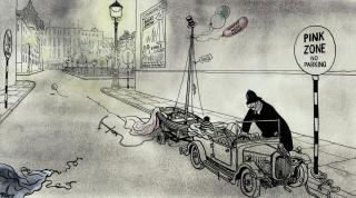 Carl Ronald Giles - \'What time does your ship leave, Captain?\'