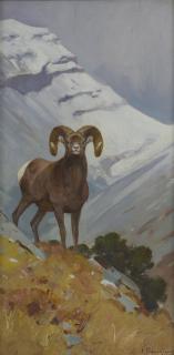 Carl Rungius - Big Horn Sheep