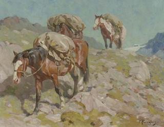 Carl Rungius - Supply Train