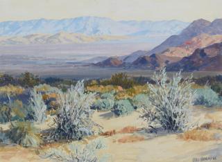 Carl Sammons - Desertscape 12 x 16 in. framed 23 3/4 x 26 3/4 in.