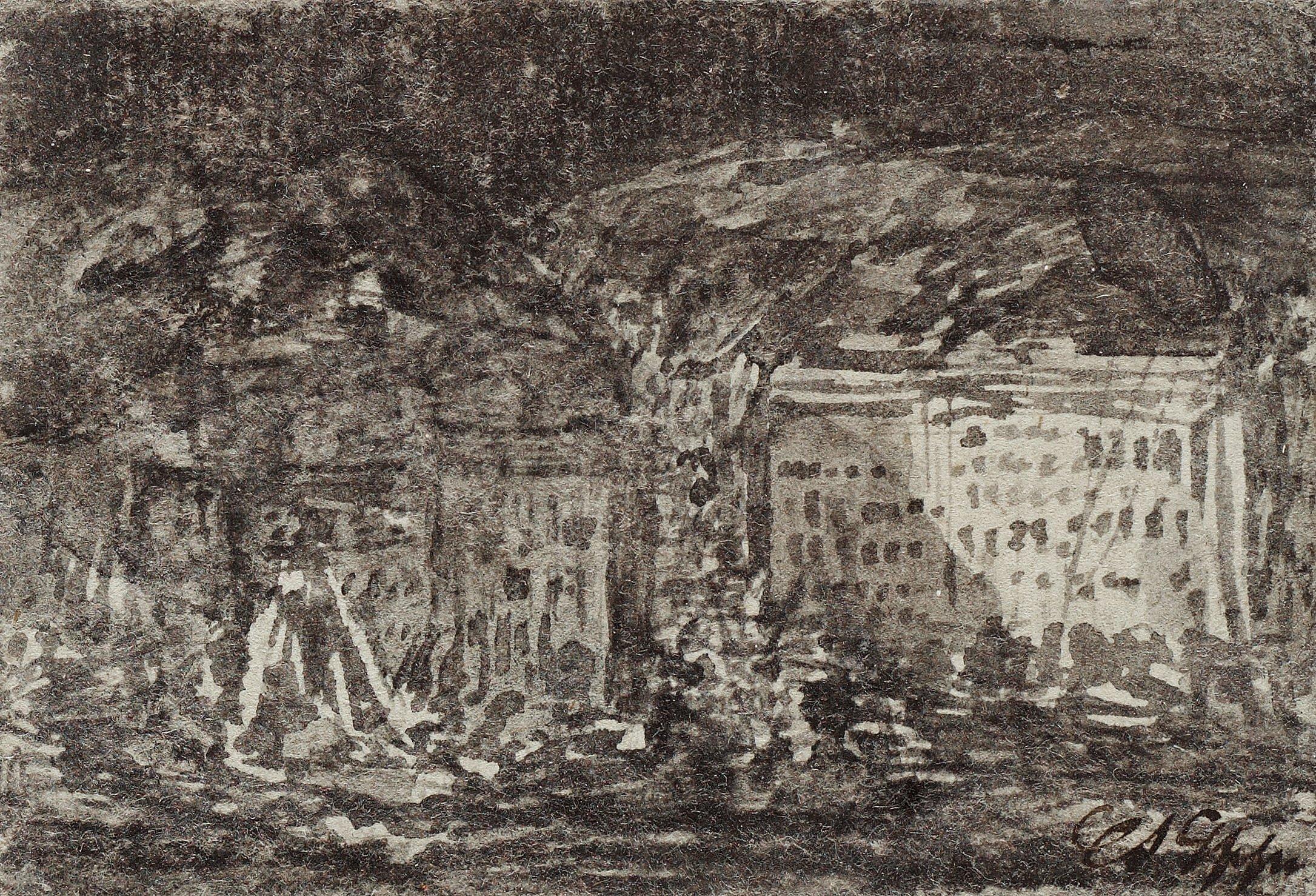 Carl Samuel Graffman - View from Daniviken hospital