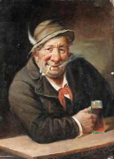 Carl Schleicher - Tavern dwellers