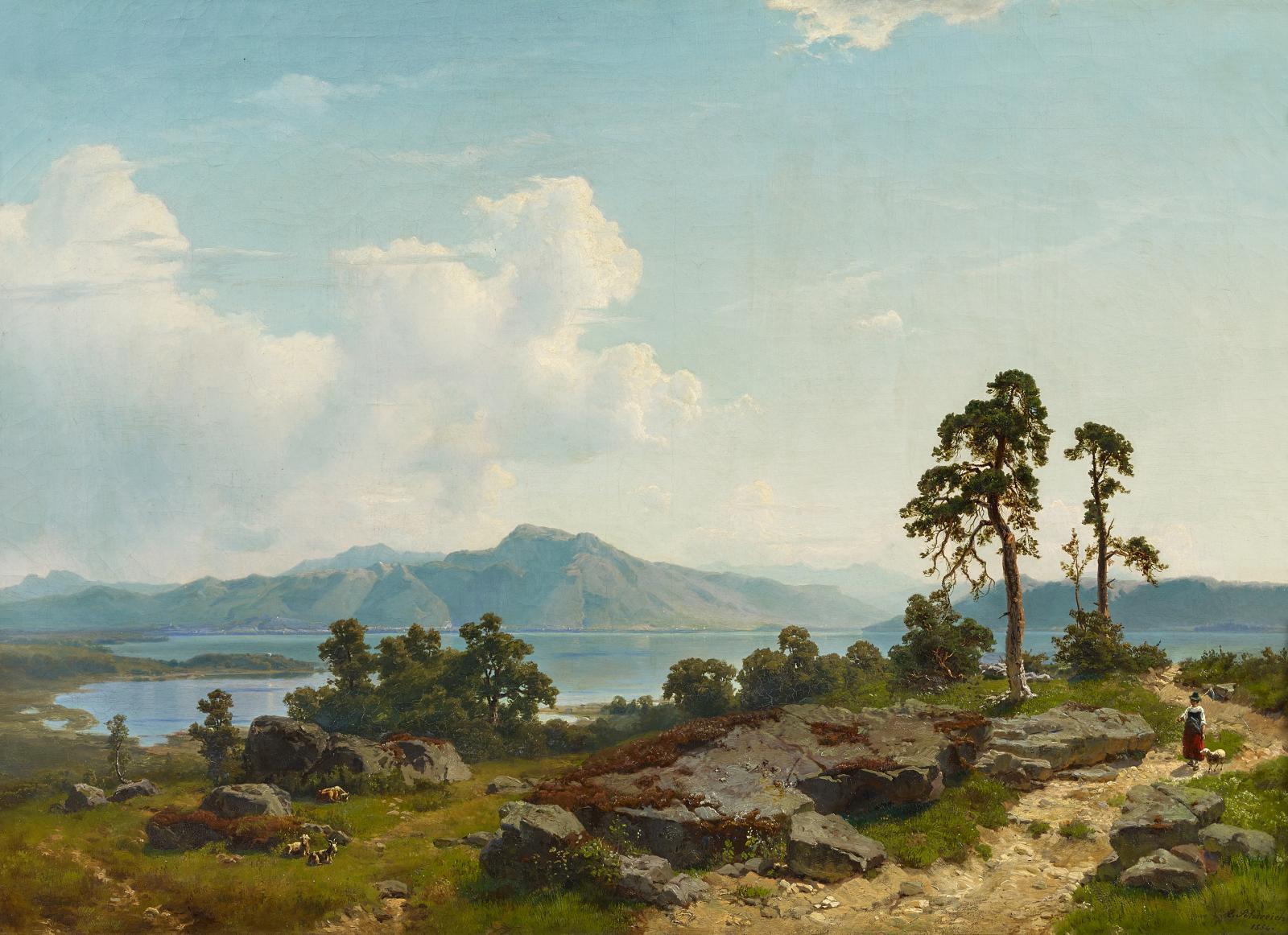 Carl Schweich - Sommertag am Chiemsee