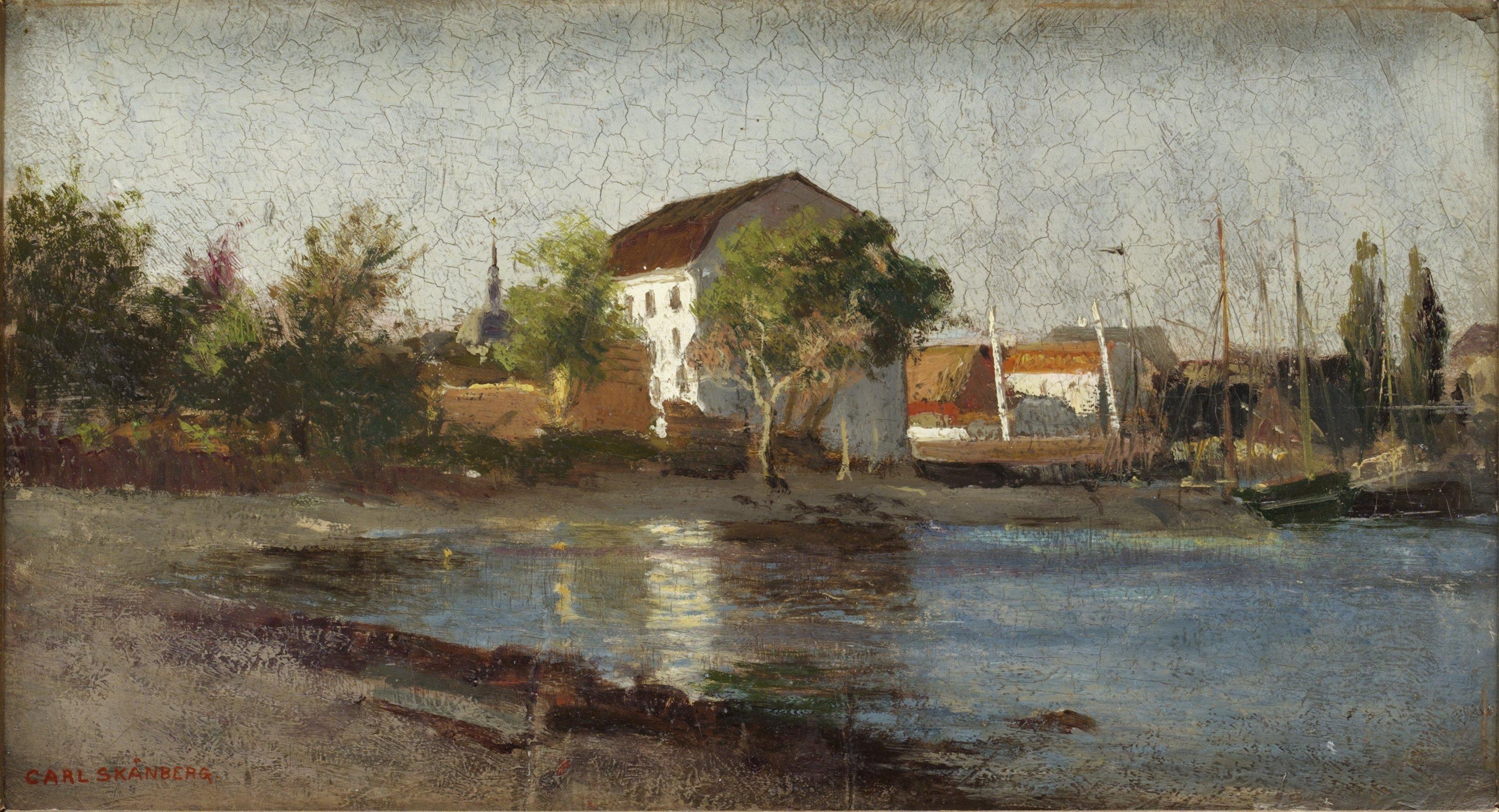 Carl Skånberg - Holländskt kustlandskap