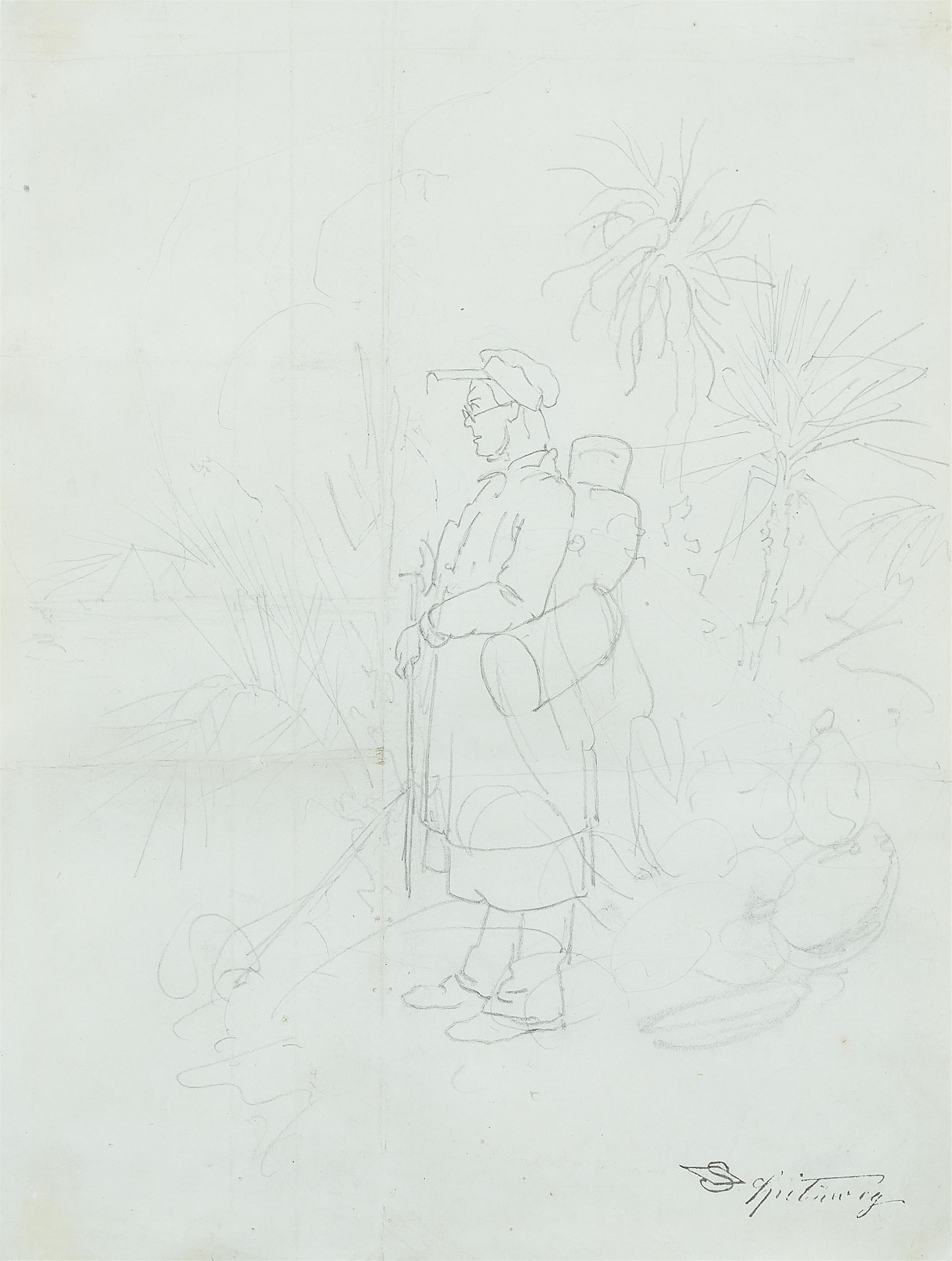 Carl Spitzweg - Der Naturfreund