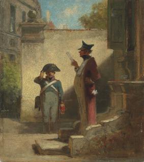 Carl Spitzweg - Der Platzkommandant