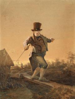 Carl Spitzweg - Gefährliche Passage