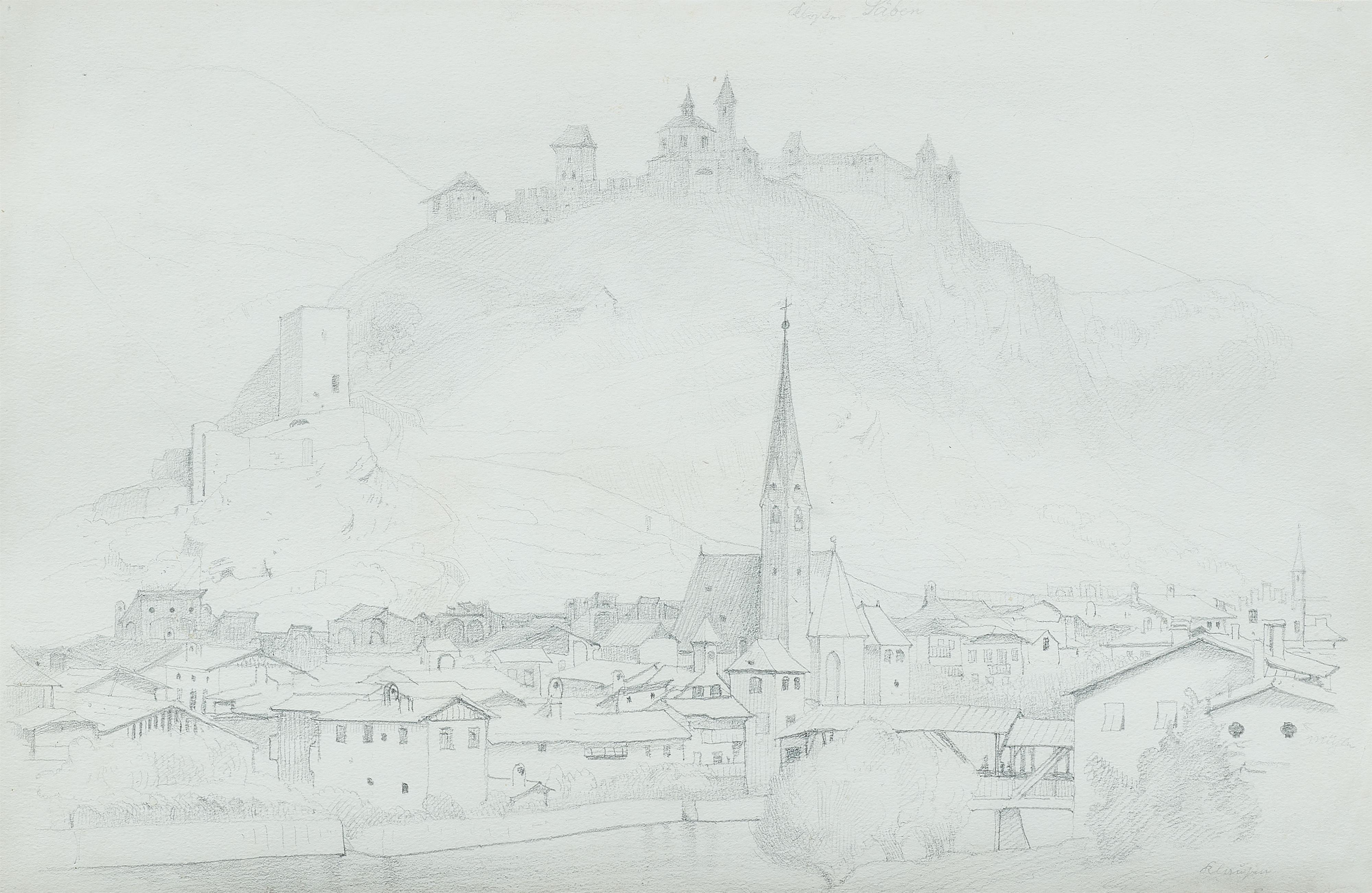 Carl Spitzweg - Kloster Säben in Klausen