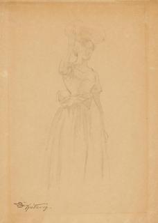 Carl Spitzweg - Lastenträgerin.