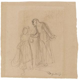 Carl Spitzweg - Wilkommene Abwechslung.