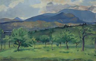 Carl Sprinchorn - Distant Rain, Monson, Maine