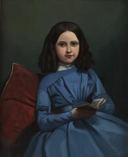 Carl Stephan Bennet - Flicka i blå klänning