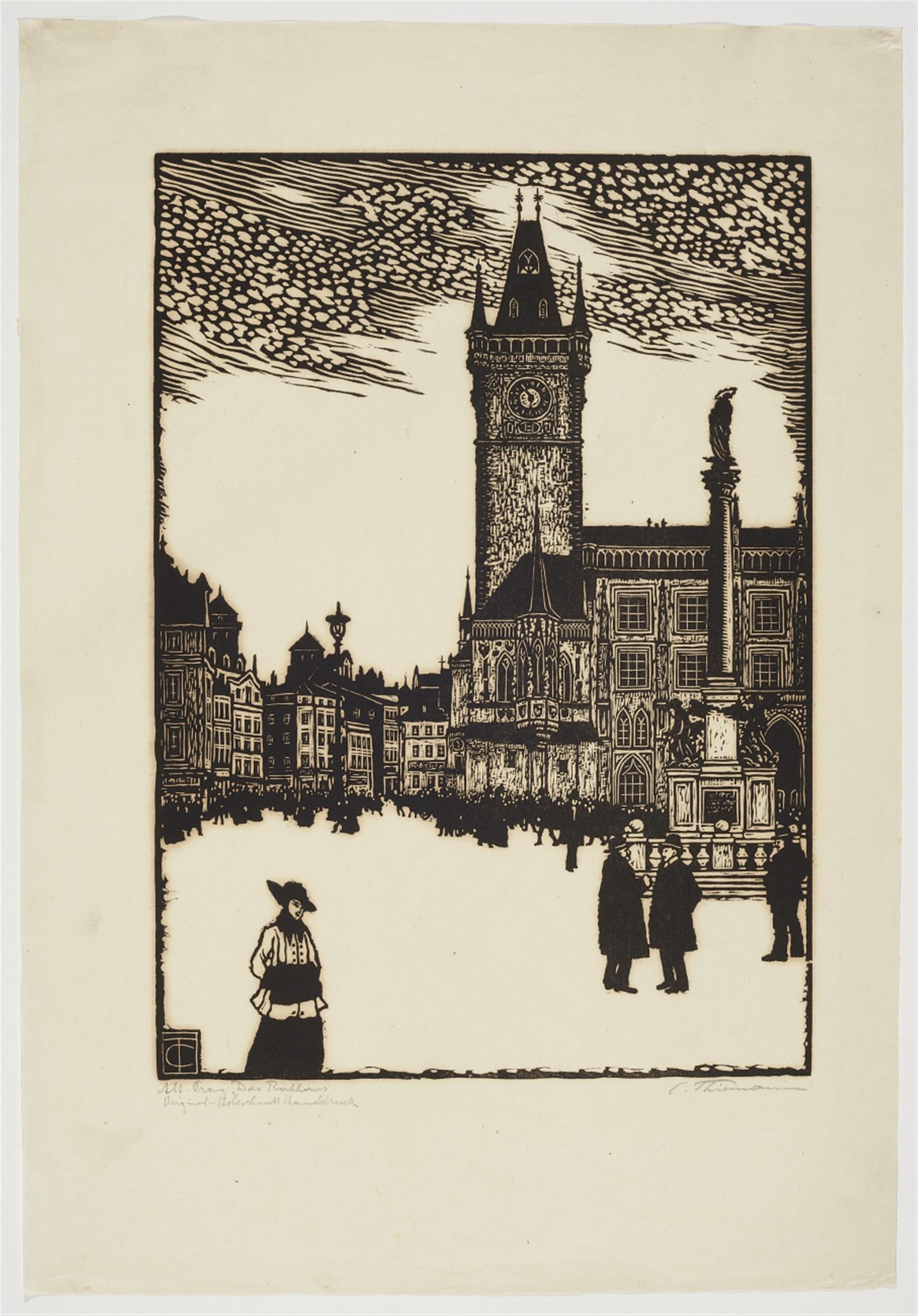 Carl Theodor Thiemann - Das Prager Rathaus