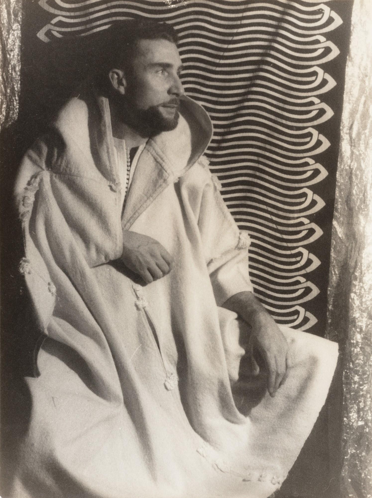 Carl Van Vechten - Portrait du peintre et écrivain Brion Gysin, Tanger, 1957